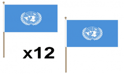 United Nations Hand Flags